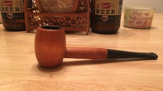 Missouri Meerschaum Hard Wood Pipe Review Budget Friendly Beater [upl. by Palestine]