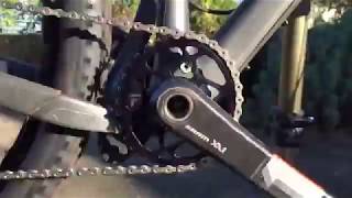 SRAM XX1 with Absolute Black Oval Spiderless Chainring [upl. by Beeck]