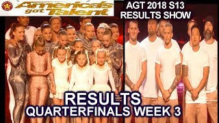 RESULTS QUARTERFINALS 3 Zurcaroh UDI Dance Americas Got Talent 2018 AGT [upl. by Pfister]