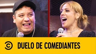 Marcela Lecuona VS Alan Saldaña  Duelo De Comediantes  Comedy Central LA [upl. by Thorr531]