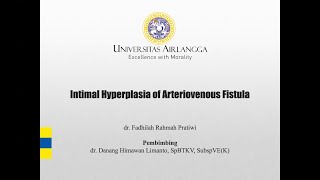 Intimal Hyperplasia of Arteriovenous Fistula [upl. by Newlin]