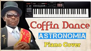 How To Play Coffin dance on Piano  Coffin dance in keyboard  Astronomia On Piano [upl. by Ydnac]