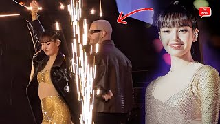 Blackpink Lisa performed brilliantly with DJ Snake at Pieces Jaunes 2024 live [upl. by Gnolb817]