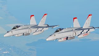 DCS World VMFA232 訓練飛行 [upl. by Eixela749]