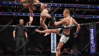 UFC 2 FLYING RAGDOLL KNOCKOUTS Kos amp Ryona  CAPOEIRA KICKS KOS Compilations [upl. by Parsaye]