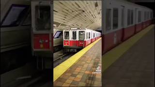 MBTA red line with a musical hornshow mbta train shorts [upl. by Leann795]