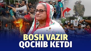 Bangladesh bosh vazir qochdi generallar adolatni va’da qilmoqda [upl. by Roselia]