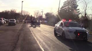 Towpath fife and drum marching in a parade for my dad back in march of 2019 [upl. by Lyssa]