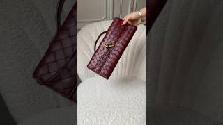 Bottega Veneta Andiamo Clutch in Burgundy bottegavenetabag bottegaveneta [upl. by Vokaay]