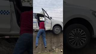 Woww Very smart driver rescuing his car 😱 shorts [upl. by Kraul]