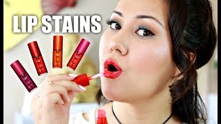 CLARINS New WATER LIP STAINS  300 Kisses Proof vs Lip Oils Product Talks [upl. by Ialohcin]