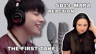 SB19  MAPA  THE FIRST TAKE REACTION [upl. by Ginsburg]