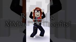 Recreating mm2 creator’s oufits vanilbean KreativeKylenearlyloved roblox robloxedit [upl. by Lemhaj623]