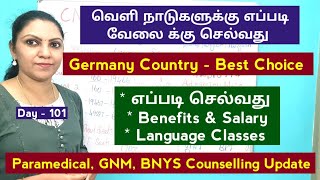 Day 101 How To Go Abroad  Germany Benefits Sakary Language Classes [upl. by Wennerholn]