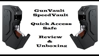 GunVault SpeedVault SV 500 Unboxing and Review [upl. by Moht]