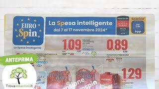 VOLANTINO EUROSPIN dal 7 al 17 novembre 2024 anteprima [upl. by Fletch]