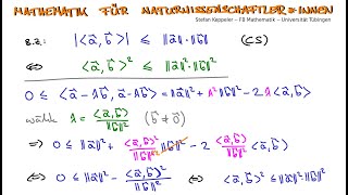 Skalarprodukt und Norm 4  CauchySchwarzsche Ungleichung [upl. by Dimitry]