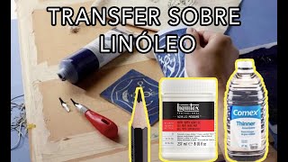 COMO HACER TRANSFER A LINÓLEO TUTORIAL  VARIOS METODOS PARA HACER TRANSFER [upl. by Henarat]