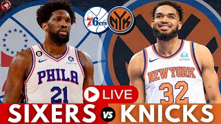 Philadelphia 76ers vs New York Knicks PlayByPlay amp Live Scoreboard [upl. by Garrick]