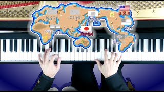 Street Fighter 2 — Character select amp Versus piano [upl. by Malvina]