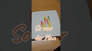 Kleine Planänderung aquarell youtubeshorts art kunst skizzenbuchidee sketchbookideas [upl. by Ghassan91]