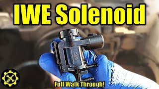 Ford F150  How to replace the IWE Solenoid [upl. by Alessandro]