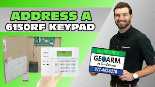 How to Address a Honeywell Wired Keypad 6150rf [upl. by Haldeman179]