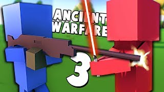 HUGE GUNS LIGHTSABERS AND MORE  New Update  Ancient Warfare 3 Gameplay [upl. by Tenej]