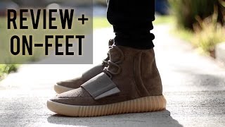 Adidas Yeezy Boost 750 Chocolate REVIEW  ONFEET [upl. by Glynas]