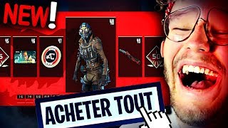 JACHETE TOUT LE BATTLE PASS DAPEX LEGENDS saison 1 gameplay octane [upl. by Cindelyn624]