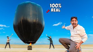 We Built Biggest Hot Air Balloon🎈  क्या ये उड़ पायेगा [upl. by Janeczka]