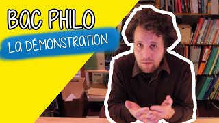 Philo Terminale  La démonstration ancien bac [upl. by Assirac613]