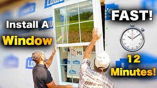 How To Install A Window In 12 Minutes  Beginners Guide [upl. by Nelad]