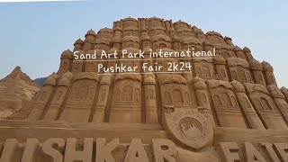 Sand Art Park 🎨 International Pushkar Fair 2k24 subscribe [upl. by Sari]