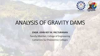 Analysis of Gravity Dams Example 4 Overflowing Dam With Water at Downstream and with Uplift [upl. by Lexa779]