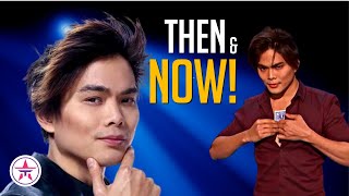 AGT WINNER Shin Lim THEN And NOW Americas Got Talent And AGT Champions Auditions [upl. by Mandel]