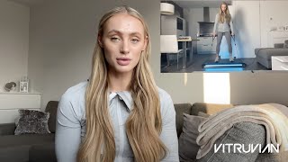 AthleteTrainer GUUSJE VAN GEEL reviews digital weights machine  Vitruvian [upl. by Naujtna]