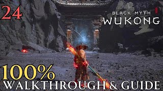 Black Myth Wukong 100 part 24  Chapter 5 Secret Bishui Cave Walkthrough amp Guide [upl. by Alliuqahs200]