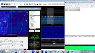 BugSat 1 pass over Costa Rica Telemetry decode [upl. by Ddat]