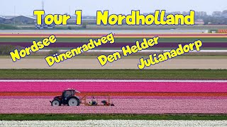 Tour 1 Nordholland Dünenradweg  Callantsoog  Den Helder  Julianadorp [upl. by Wescott]