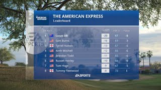 Lucas Ob American Express round 3  PGA Tour Debut [upl. by Holbrook]