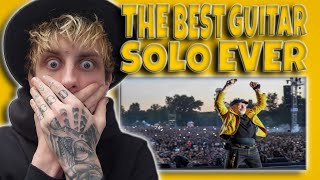 THE BEST GUITAR SOLO EVER Vasco Rossi  Cè chi dice no Live Modena Park UK First Time Reaction [upl. by Gudrun397]