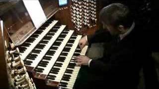 Olivier Latry at the organ at the Cathedral of Notre Dame [upl. by Ykcaj51]