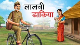 लालची डाकिया  LALCHI DAKIYA  HINDI KAHANIYA  HINDI STORIES [upl. by Negam]