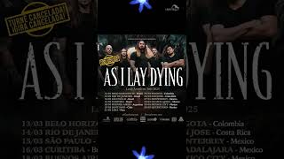 Se cancela la gira de As I Lay Dying en Latinoamérica [upl. by Roberto117]