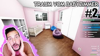 KAAN BAUT ROSA BABYZIMMER MIT BABYBETT  WICKELKOMMODE House Flipper 02 Lets Play mit Kaan [upl. by Arait]