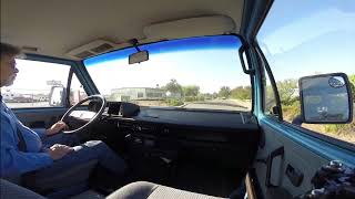 VW Transporter Doka EV Conversion  Motor Install and Test Drive [upl. by Aretha]