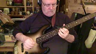 Demo  SCB Fretless Chambered with Nordstrand Big J Blade pickups [upl. by Leesen]