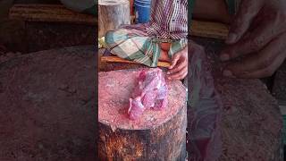 Exclusive meat cutting beef village style shorts exclusive meatcutting beefcutting villagemeat [upl. by Dever168]