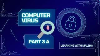 Computer Virus Part  3 A  What is a Computer Virus  Learning with Maliha [upl. by Blim]